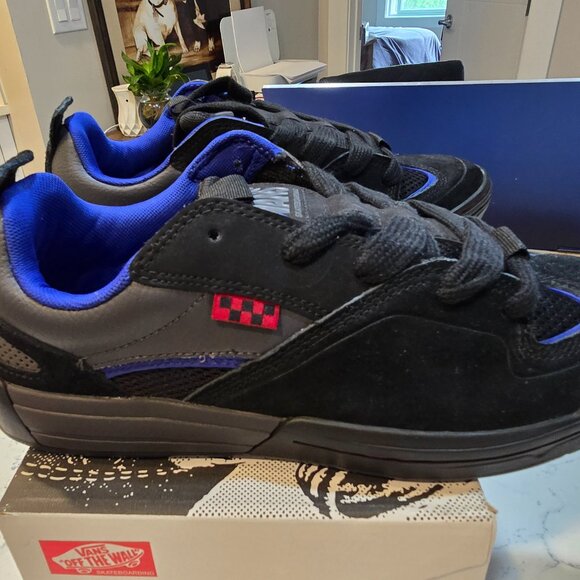 Vans Men's Skate Mixxa Suede Leather Shoes Black Grey size 10 NEW VN000CUYN42 - Picture 5 of 13